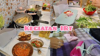 KEGIATAN IBU RUMAH TANGGA  MASAK LAGI DAN SETRIKA BAJU [upl. by Neelrahc]