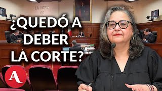 Ministra Piña explica porqué la SCJN no revisó las impugnaciones de fondo contra reforma judicial [upl. by Ares]