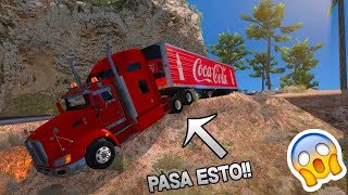 SIN FRENOS POR EL ESPINAZO DEL DIABLO  TRAILER DE COCACOLA  RETO 2  AMERICAN TRUCK SIMULATOR [upl. by Oibirot]