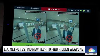 LA Metro piloting weapon detection technology at Union Station [upl. by Anastas]