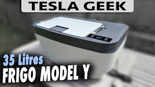 TEST de la glacière 12V pour TESLA Model Y ❄️ Ça marche vraiment  Combien ça consomme [upl. by Llednar]