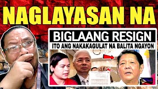 KAKAPASOK LANG NAGULANTANG ANG LAHAT MAY NAGRESIGN NA NAMAN PBBM NAGULAT VP SARAREACTION VIDEO [upl. by Stronski]