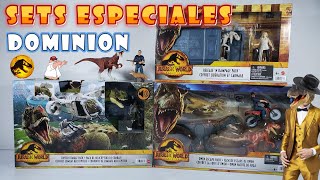 Jurassic World Sets Especiales 2022 Mattel Dominion Full Atrociraptor Squad 😎 [upl. by Naujek]