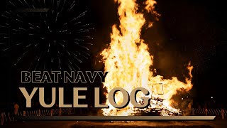 West Points Beat Navy Yule Log Full HD [upl. by Rabush]