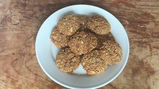 RECETA Galletas de avena  Alziur [upl. by Enelear]