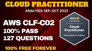 AWS Certified Cloud Practitioner Practice Questions  ANALYSIS SEP OCT 2023 CLFC02 [upl. by Raymonds163]