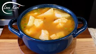 Caldo Sopa de Papas con Queso Fresco Receta How to make Potato Soup Recipe [upl. by Eceined]