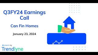 Can Fin Homes Earnings Call for Q3FY24 [upl. by Neona]