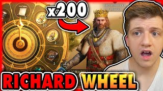 Age of Empires Mobile RICHARD WHEEL x200 Spins Legendary Advent Event [upl. by Brout]