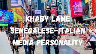 Khaby Lame SenegaleseItalian media personality in Times Square [upl. by Niras]