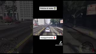 GTAV  INSEGUIMENTO POLIZIA DI STATO [upl. by Nwhas]