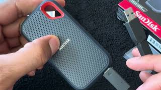 Unboxing Sandisk Extreme Portable SSD Discover Whats Inside [upl. by Masterson588]