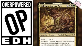 Overpowered and Underrated  Colfenor the Last Yew  Commander  Magic the Gathering [upl. by Henig]