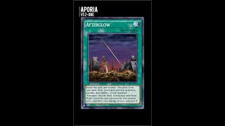 Yugioh Duel Links  Aporia uses Afterglow against ZONE [upl. by Machutte252]