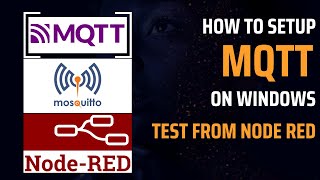 How to Setup Mosquitto MQTT Broker On Window  Initial Testing Node Red [upl. by Rol954]