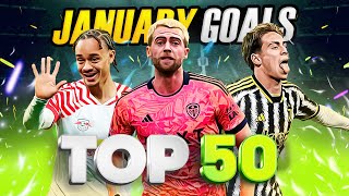 Top 50 Goals Of January 2024 [upl. by Polk]