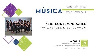 Klio Contemporáneo  Coro femenino Klio Coral EAM210918 [upl. by Aneladgam]