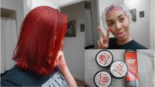 HOW TO DYE YOUR HAIR RED touchup [upl. by Esimaj868]