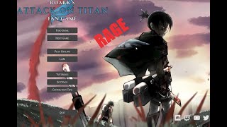 Roarks AOT Fan Game THESE PEOPLE HAVE NO LIFE [upl. by Nosoj128]