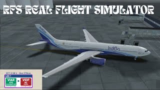 RFS  Real Flight Simulator  Amristar To Delhi  Full Flight With Atc Calls [upl. by Annoda]