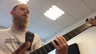 Bass Challenge1 The Way You Make Me Feel Michael Jackson [upl. by Limaa]