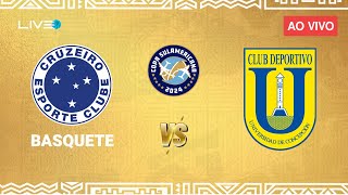 COPA SULAMERICANA DE BASQUETE  CRUZEIRO BASQUETE BRASIL x UDEC CHILE  AO VIVO [upl. by Naitsirt]