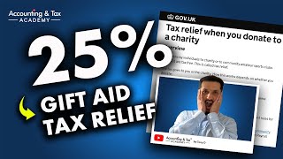 Gift Aid Tax Relief explained in under 5 mins [upl. by Ahsinotna378]