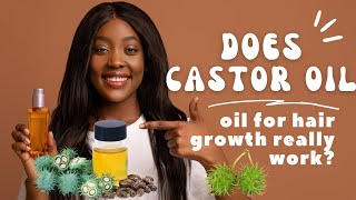 Does castor oil for hair growth really work  FAQ  Healthy Hairs [upl. by Welby]