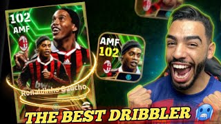 RONALDINHO 102 GAMEPLAY REVIEW 🔥 THE BEST DRIBBLER IN THE GAME 🔥 eFootball 24 mobile [upl. by Boatwright]