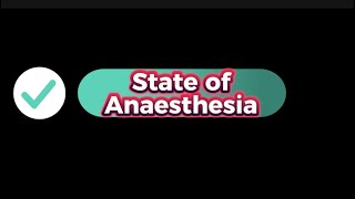 Anaesthesia  5 major changes required for anaesthesia [upl. by Erhard]