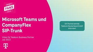 Microsoft Teams und CompanyFlex [upl. by Aicilec589]