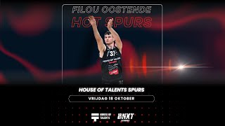 Filou Oostende vs House of Talents Kortrijk Spurs Game Highlights [upl. by Fiedler]