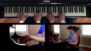 I Got Rhythm by George Gershwin Piano duet [upl. by Llarret]