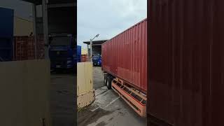 tractor trailerContainer transportationfuso [upl. by Koa]