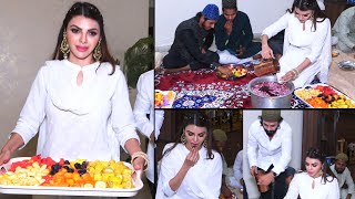 Sherlyn Chopra Hosted Iftar Celebration At Home [upl. by Artemed]