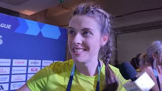 07 July 2024 Yaroslava Mahuchikh HJ WR Paris DL Interview [upl. by Dworman916]