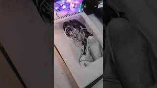 Drawing LALISA MANOBAN as rockstar shorts rockstar lalisa blackpink [upl. by Einattirb]