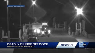 SUV plunges off ferry dock in Door County driver dies [upl. by Ikey]