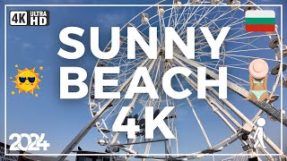 Sunny Beach 4K Walk  Backroads from Sweet Homes 3 to the Ferris Wheel by the Sea 🎡🌊 sunnybeach [upl. by Portwine]