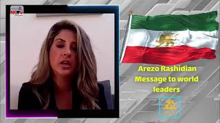 Arezo Rashidian Message to world leader  speech from Zoom Session on 13Nov2021 [upl. by Llehctim]