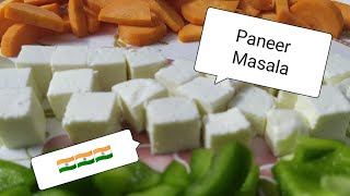 Tricolour Paneer Masala Independence Day Special Simple recipe [upl. by Raleigh]