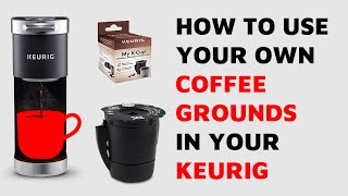 How to use Coffee Grounds in Keurig with My KCup Reusable Coffee Filter Unboxing and Review [upl. by Sacci502]