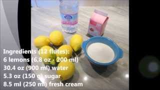 Creamy lemon sorbet Sorbetto al limone cremoso [upl. by Suiradel]