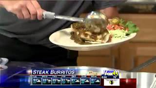 Chuys Knoxville cooks steak burritos on Mornings with Fox43 [upl. by Bess]