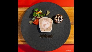 TERRINE DE LAPIN AUX PISTACHES amp MEDAILLONS DE FOIE A LARMAGNAC [upl. by Rehpotsirhk]