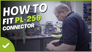 How to Fit PL259 Connectors to Coax [upl. by Mirella]