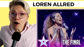 Loren Allred BGT New Zealand Vocal Coach Reaction and Analysis [upl. by Enialedam537]