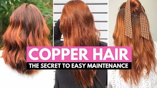 How to Color Your Hair Copper NATURALLY The Best Way to Get Low Maintenance Copper Hair [upl. by Avid266]