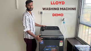 Lloyd 8kg top load washing machine demo [upl. by Hakym]