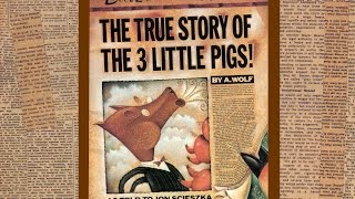 The TRUE story of the 3 little pigs by AWolf as told to Jon Scieszka Grandma Anniis Story Time [upl. by Hamlet]